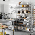 Regal Altair 18" Deep x 42" Wide x 86" Height Wire Shelving Kit | 10-Tier | NSF - Image 7
