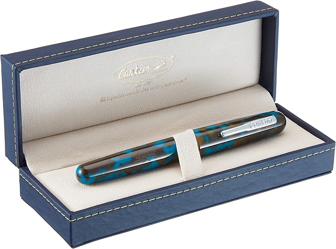 Conklin All American Fountain Pen in Southwest Turquoise – Broad Nib, Bold - Image 3
