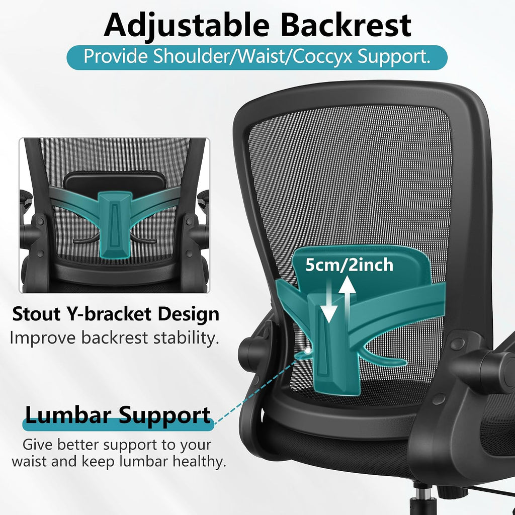 felixking office chair, ergonomic desk chair breathable mesh, view 10