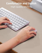 Leather Desk Pad Protector, Mouse Pad, Office Desk Mat, Non-Slip PU Leather - Image 3