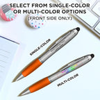 DISCOUNT PROMOS Custom Stylus Ballpoint Pens Set of 100, Personalized Bulk Pack - Image 6