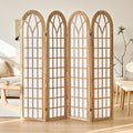 Aletheiawu Room Divider and Folding Privacy Screen, 4 Panel Japanese Shoji by Aletheiawu