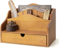 Pine Wood Mail Organizer For Desk by REBEEVISION