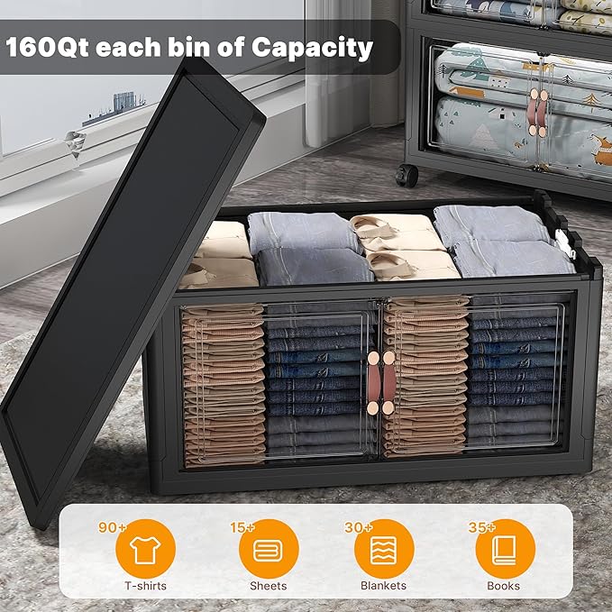 UAMFURI Extra Large Stackable Storage Bins - Image 6