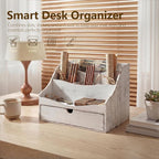 Pine Wood Mail Organizer for Desk - Image 3