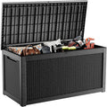 EasyUp 320 Gallon Deck Boxes Waterproof, Outdoor Large Storage Boxes by EASYUP