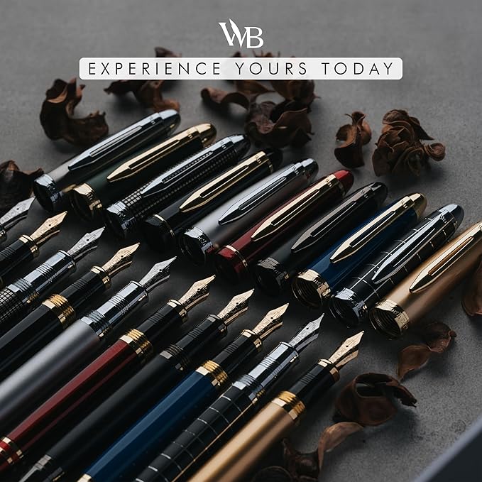 Wordsworth & Black Majesti Fountain Pen-, Luxury Case, 24K Gold Finish; 18K - Image 6