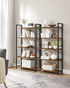 VASAGLE 5-Tier Bookshelf, Bookcase - Image 2