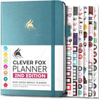 Clever Fox Planner 2nd Edition – Colorful Weekly & Monthly Goal Planner by CleverFox