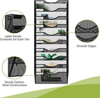 EasyPAG 10 Pocket Mesh Wall File Organizer, Hanging Paper Folder Holder - Image 3