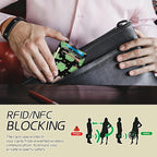 BWEGRHE Small Travel Wallets, Princess Frog Slim Minimalist Front Pocket Wallet - Image 3