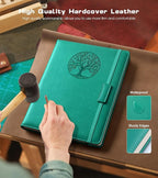 Biuwory Lined Journal Notebook for Women Men, 256 Pages B5 Large Hardcover - Image 3