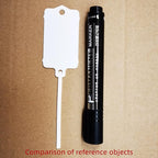 100pcs Reusable Blank Plastic Tags Ties Key Tags 1.45"*2.48" Serrated Tension - Image 8