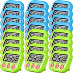 Weewooday 24 Pcs Digital Kitchen Timer Magnetic Timer Bulk On/Off Switch Minute by Weewooday