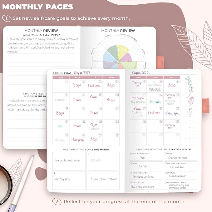 Clever Fox Self-Care Journal Pocket – Daily Reflection Notebook – Mental Health - Image 3