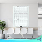 Glass Whiteboard Calendar 34x46” Quarterly Planner White Board Dry Erase Board - Image 8