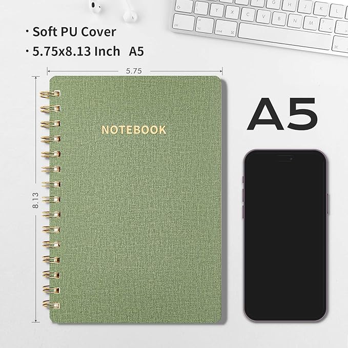 Spiral Notebook-5.75" x 8.125" College Ruled Journal - Image 4