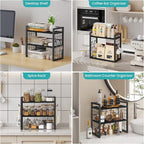 ELITEROO Desk Shelf Organizer, 2 Tier Desktop Bookshelf - Image 8