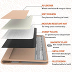 Premium Leather Magnetic Shut Car Registration & Insurance Card Holder - Image 5