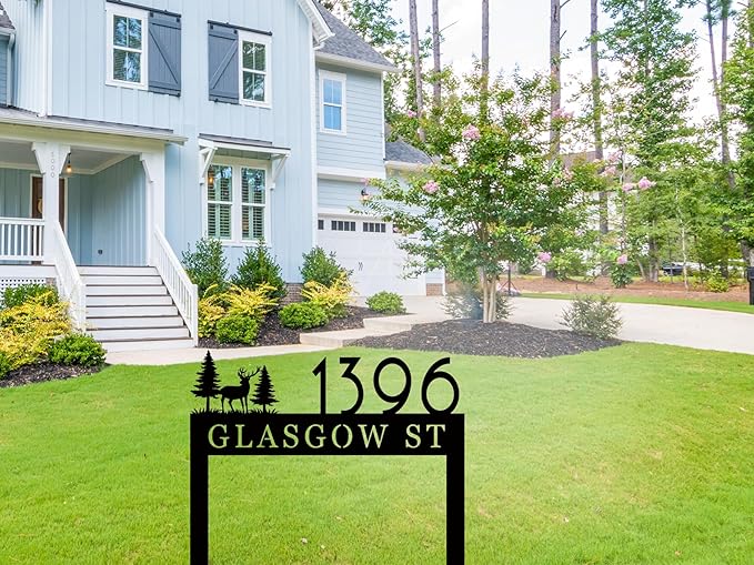 Personalized Metal Address Sign - Image 2