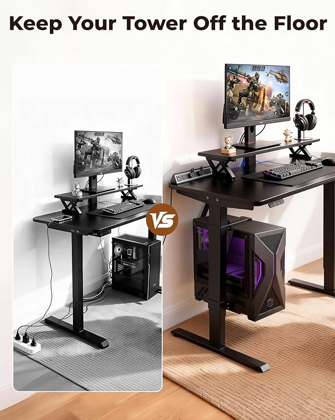 TOPSKY Dual Motor Electric Adjustable Standing Desk - Image 3