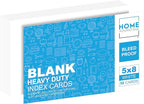 Home Advantage 5x8 Blank Index Cards by HomeAdvantage