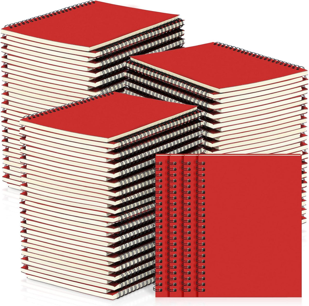 Yahenda 54 Pcs Spiral Notebook Bulk A5 Journal Lined 8.3'' x 5.5'' Writing