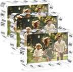 Aheroi Acrylic Picture Frames, 3 Pack 4x6 Clear Scalloped Photo Frame by Aheroi
