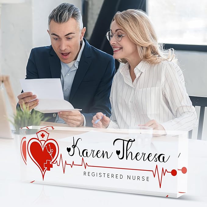 Custom Office Name Plate, Personalized Gifts - Image 5