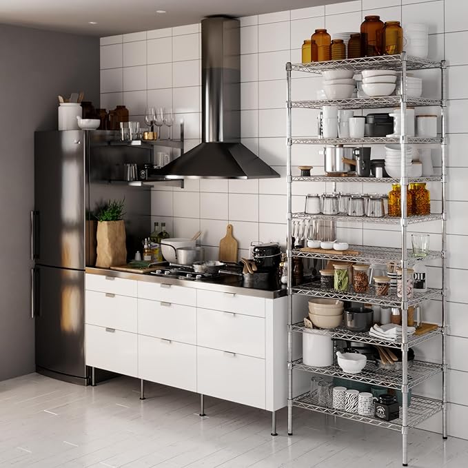 Regal Altair 21" Deep x 30" Wide x 86" Height Wire Shelving Kit | 10-Tier | NSF - Image 2