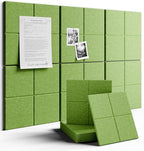 Fluxynara Large Felt Bulletin Board 36" x 24"Cork Board Alternative-6 Pack by FLUXYNARA