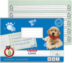 Herlitz 1957729 Schreibhefte A5/16 Lineatur 0 (Lernlineatur) 10er Packung Motive Sortiert