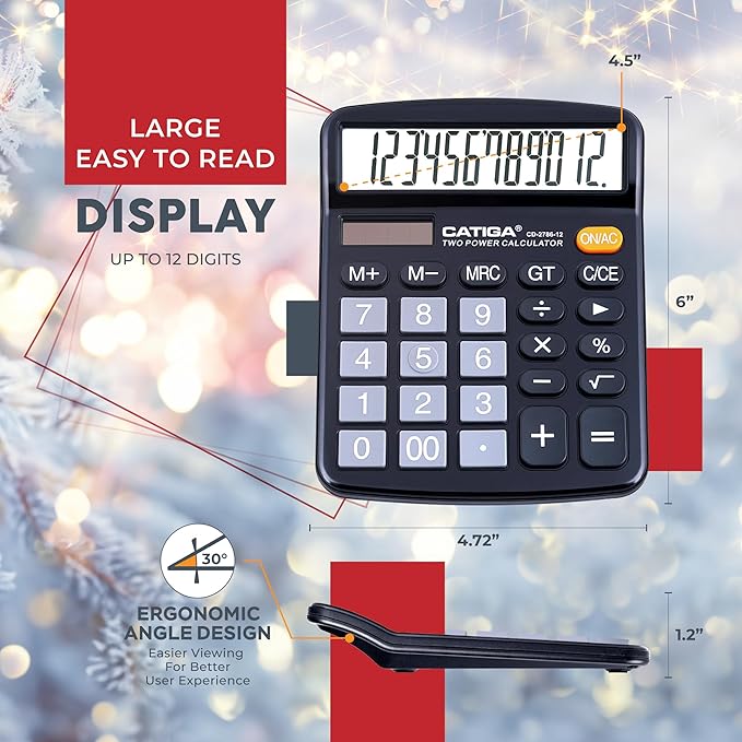 CATIGA Desktop Calculator 12 Digit - Image 3