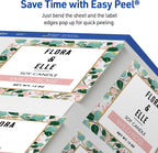 Avery® Printable Square Labels, Sure Feed® Technology, 3" x 3", Matte White, Permanent Adhesive, Laser/Inkjet Printable, 150 Blank Labels, Great for Product Merchandising, Stickers, and More (5659)