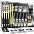 Nicpro 37PCS Gold Art Mechanical Pencil Set by Nicpro