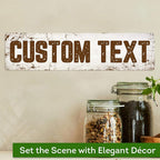 Custom Sign, Custom Street Sign, 11 Font Colors, 13 Font Styles, 4 Hole Options - Image 4