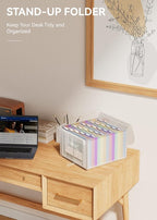 ABC life 26 Pockets Accordion File Organizer, Expanding File Folder, Portable - Image 7
