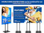 VAIIGO 2Pack Poster Stand for Display, Heavy Duty Floor Standing Sign Holder - Image 2
