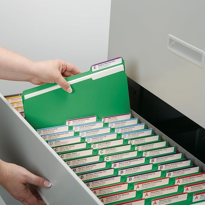 Smead Standard File Folders, 1/3-Cut Tabs, Letter Size - Image 8