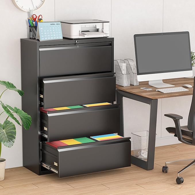 Pataku 4 Drawer File Cabinet - Image 2