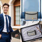 2 Pack Small Fireproof Bag, Non-itchy Fireproof Wallet Bag - Image 6