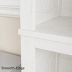 IDEALHOUSE 71" Farmhouse Bookshelf w/Adjustable Shelves & 31.5 in Whidth - Image 5