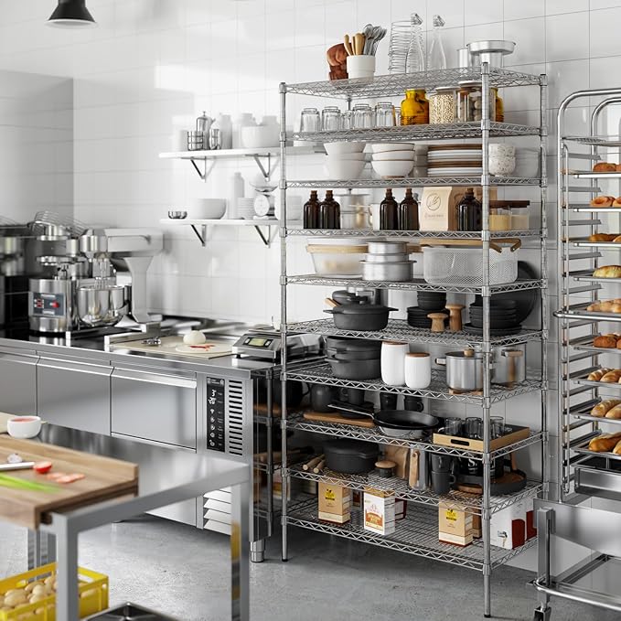 Regal Altair 21" Deep x 42" Wide x 86" Height Wire Shelving Kit | 10-Tier | NSF - Image 2