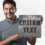 Custom Sign, Custom Street Sign, 11 Font Colors, 13 Font Styles, 4 Hole Options - Image 2