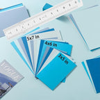 50 Sheets Small Colored Cardstock Paper 5 Colors, 250 GSM Heavy Card Stock - Image 7