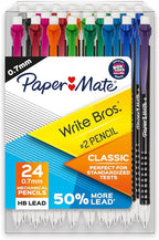Paper Mate Mechanical Pencils 0.7mm Write Bros. Classic Number 2 Pencil Set by PaperMate