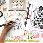 Dyvicl Hand Lettering Pens, Calligraphy Brush Pens Art Markers - Image 5
