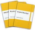 PAPERAGE Lined Journal Notebook, 3 Pack, 160 Pages, Medium 5.6 in x 8 in by PAPERAGE