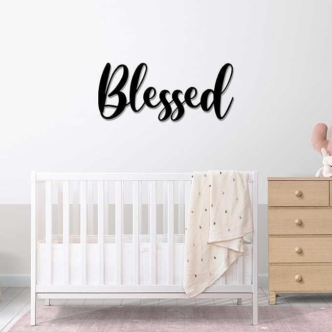 Custom Metal Words Custom Nursery Name Script Metal Sign Baby Name Sign - Image 3