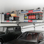 fleximounts gl1 overhead garage lifting storage rack, 4x4 shown in use